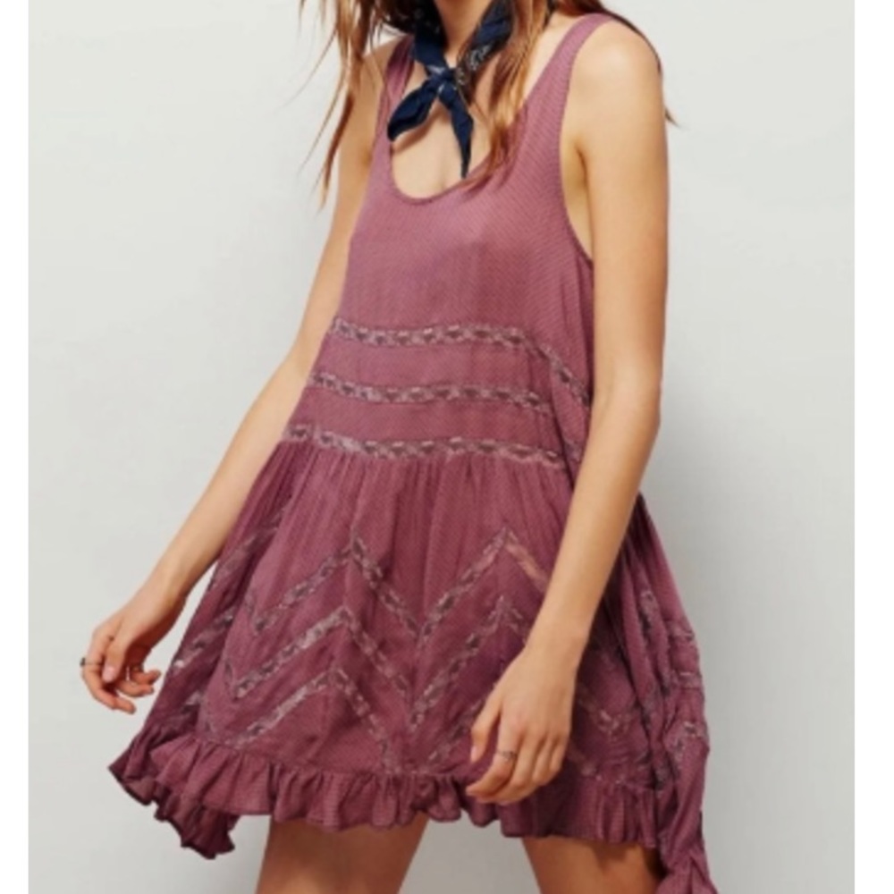 Free People Voile Lace Trapeze - S